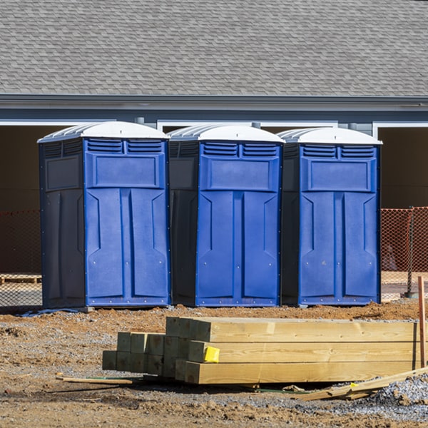 how do you ensure the porta potties are secure and safe from vandalism during an event in Burns